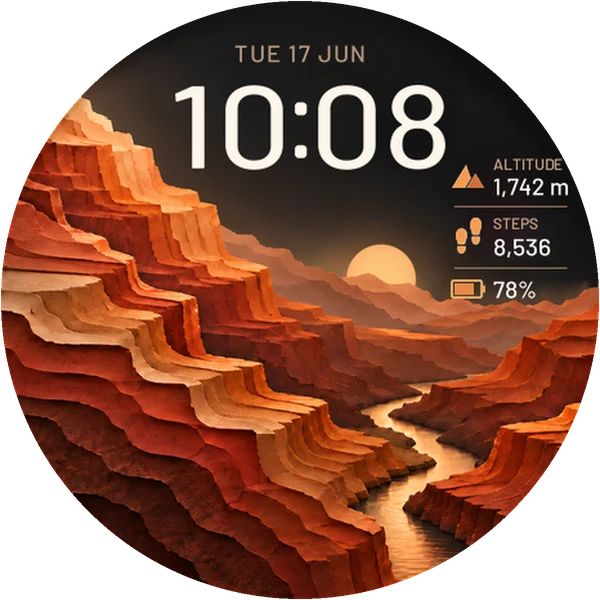 Terrance Topography watchface
